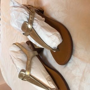 Gold Tory Burch Sandals